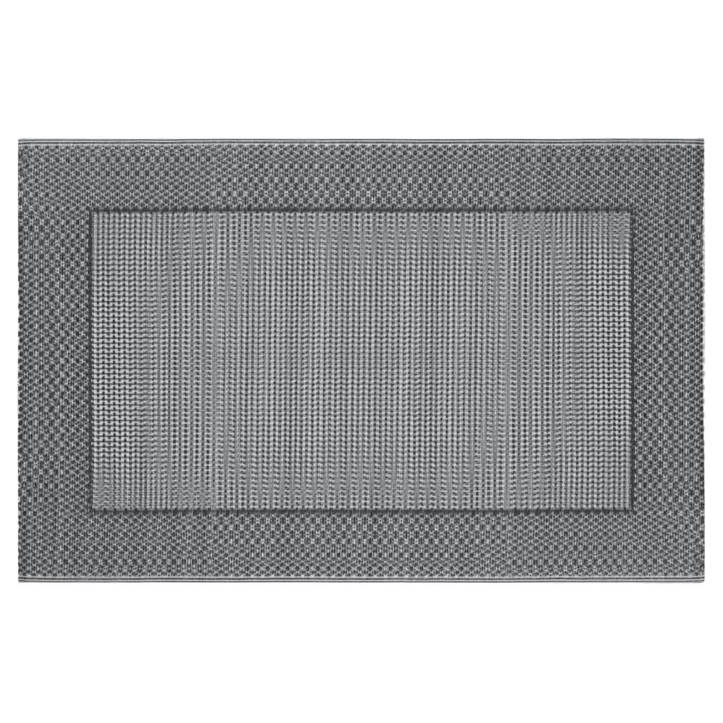Outdoor-Teppich Grau 190x290 cm PP