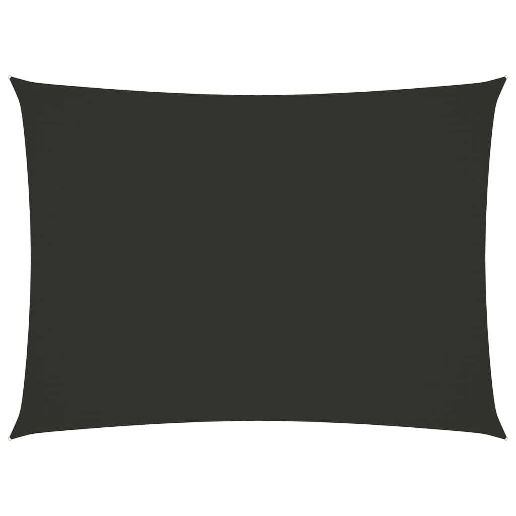 Sonnensegel Oxford-Gewebe Rechteckig 2,5x4,5 m Anthrazit