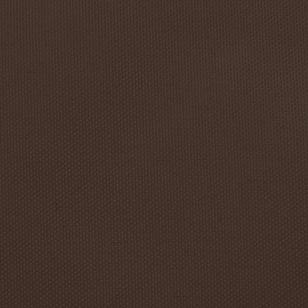 Sonnensegel Oxford-Gewebe Dreieckig 4x4x4 m Braun