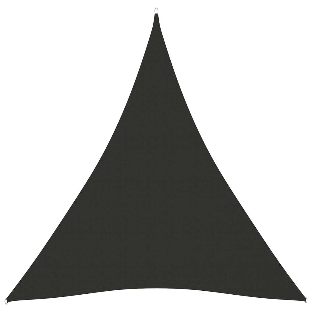 Sonnensegel Oxford-Gewebe Dreieckig 3x4x4 m Anthrazit