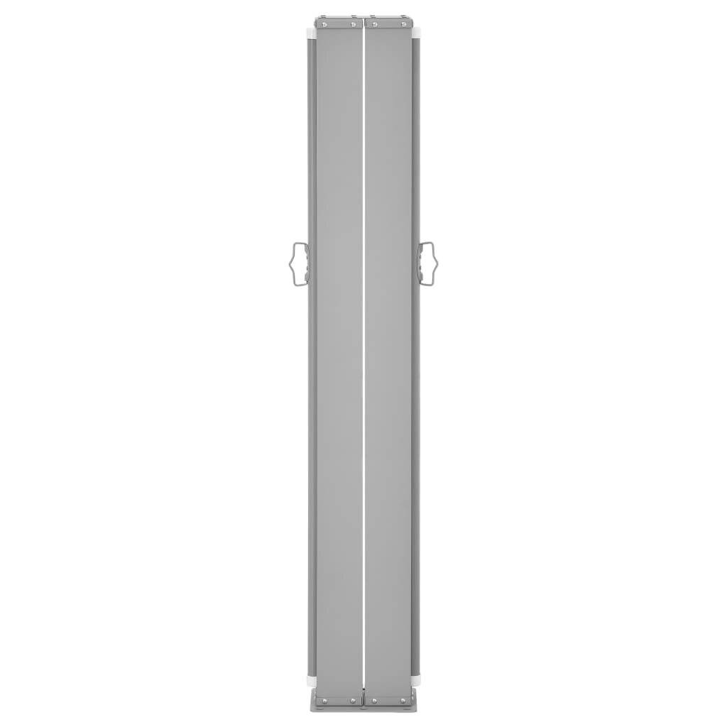 Ausziehbare Seitenmarkise 140x1200 cm Creme