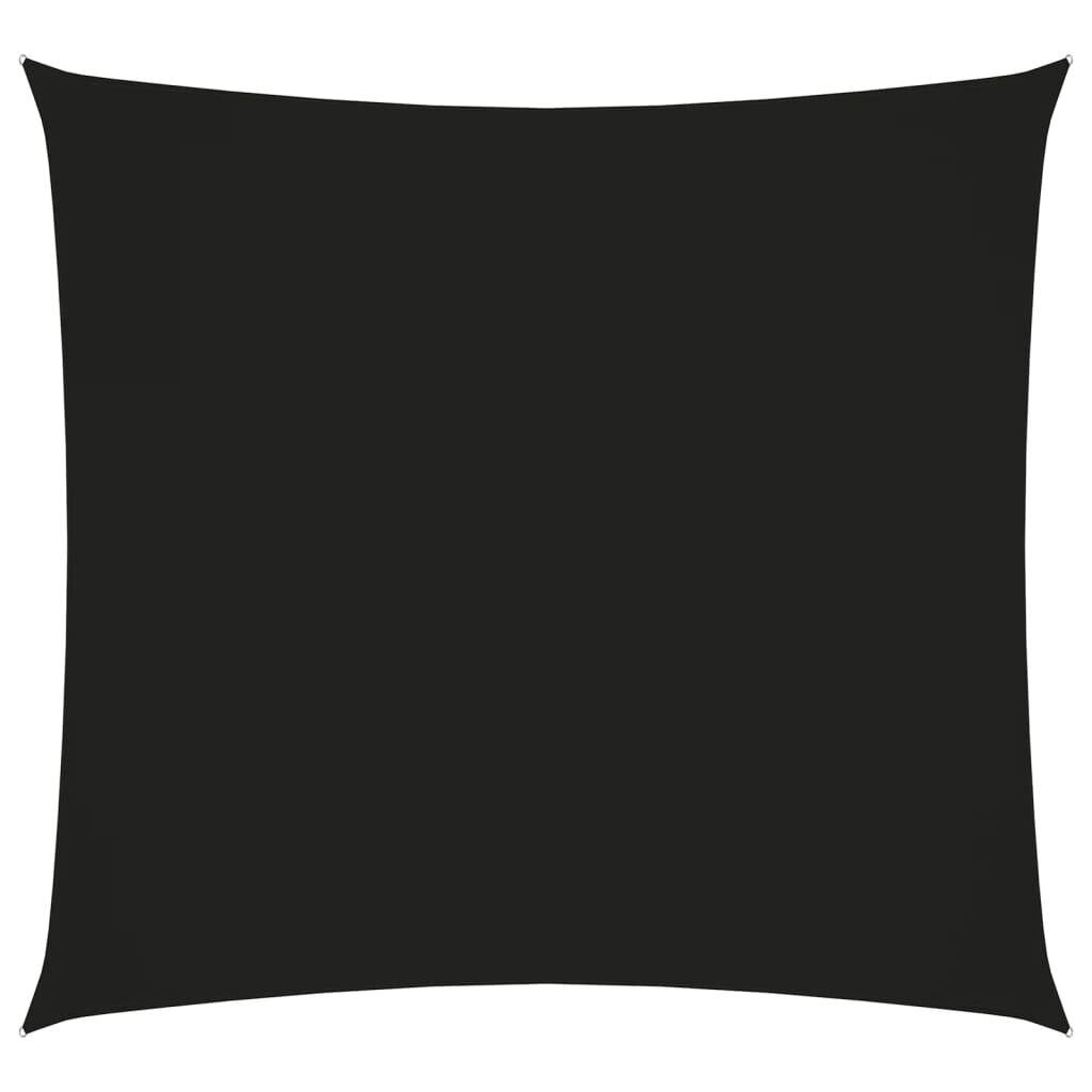 Sonnensegel Oxford-Gewebe Quadratisch 7x7 m Schwarz