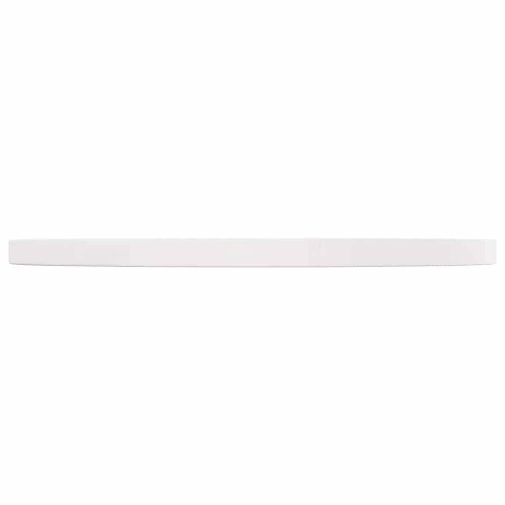 vidaXL Tischplatte Weiß Ø60x2,5 cm Massivholz Kiefer