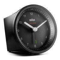 Braun BC07 - Wecker - rund - Quarz - Schreibtisch - Schwarz