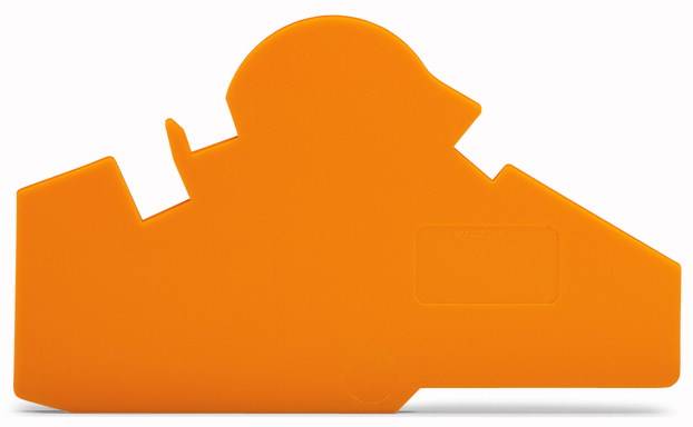 Abschlussplatte-/Zwischenplatte 282-386 orange