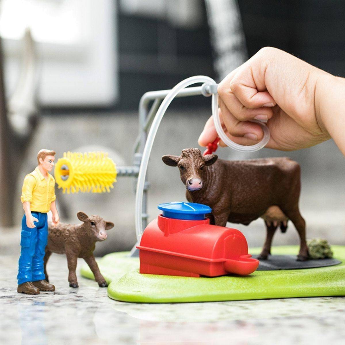 Schleich Farm World - Kuhwaschstation Spielfigur
