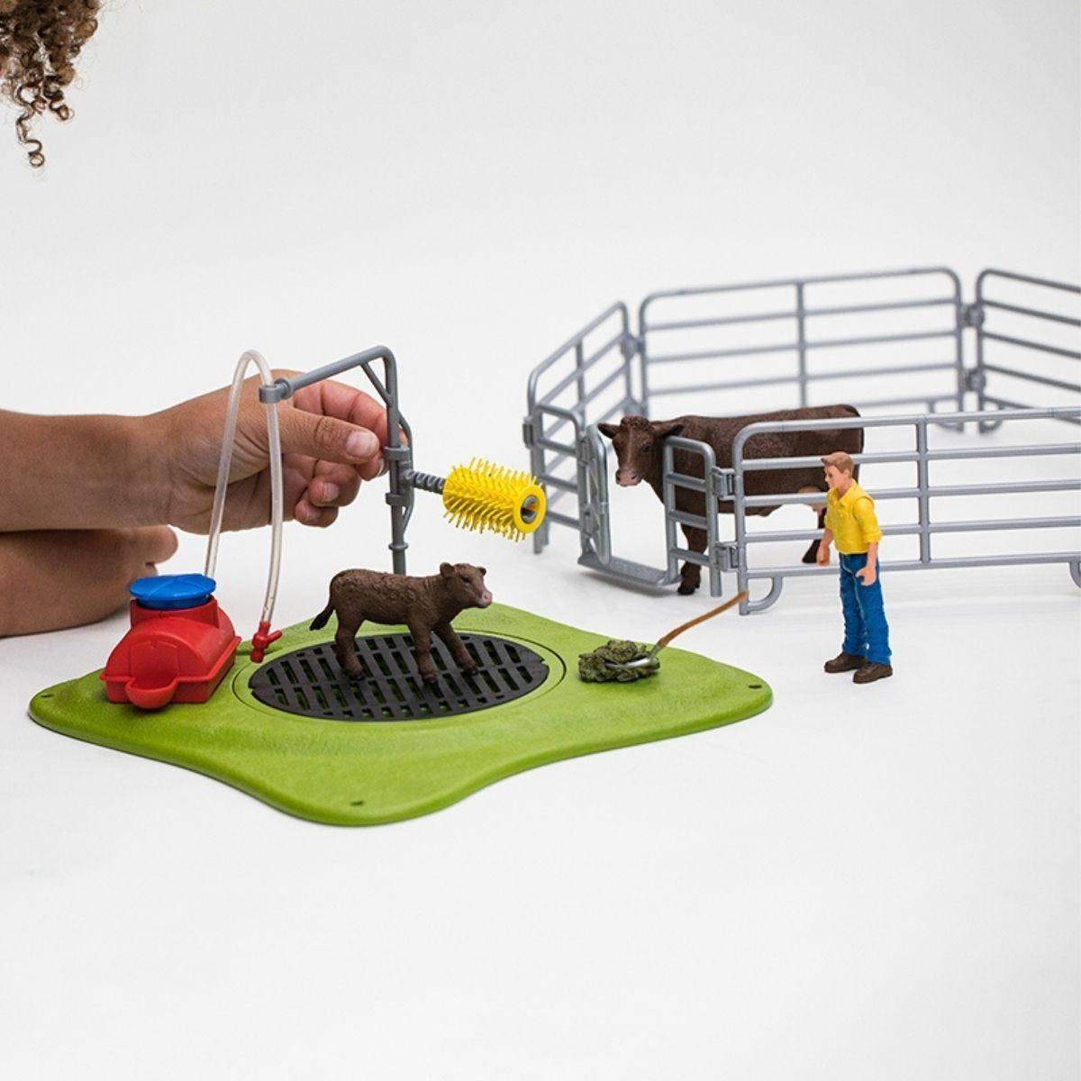 Schleich Farm World - Kuhwaschstation Spielfigur