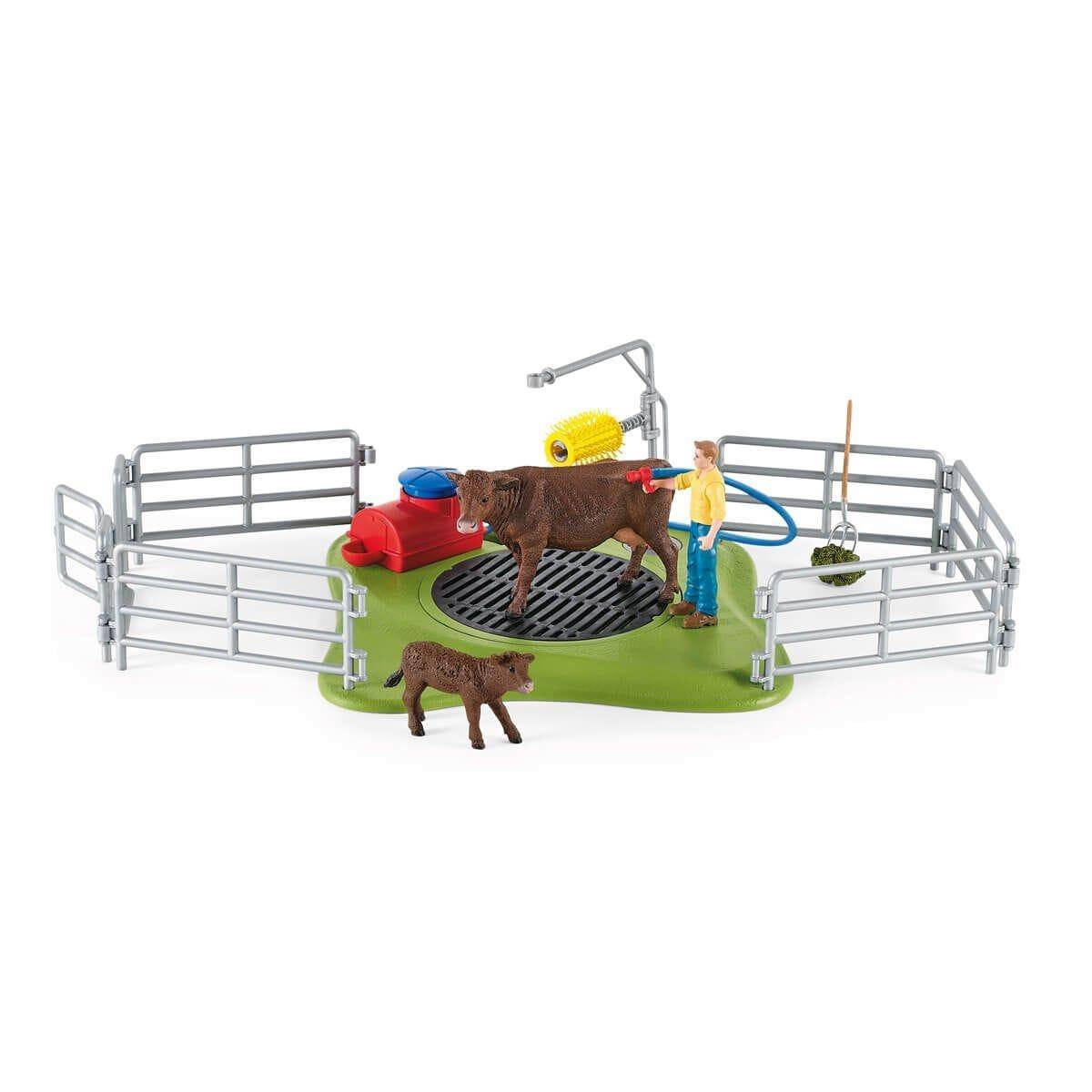Schleich Farm World - Kuhwaschstation Spielfigur