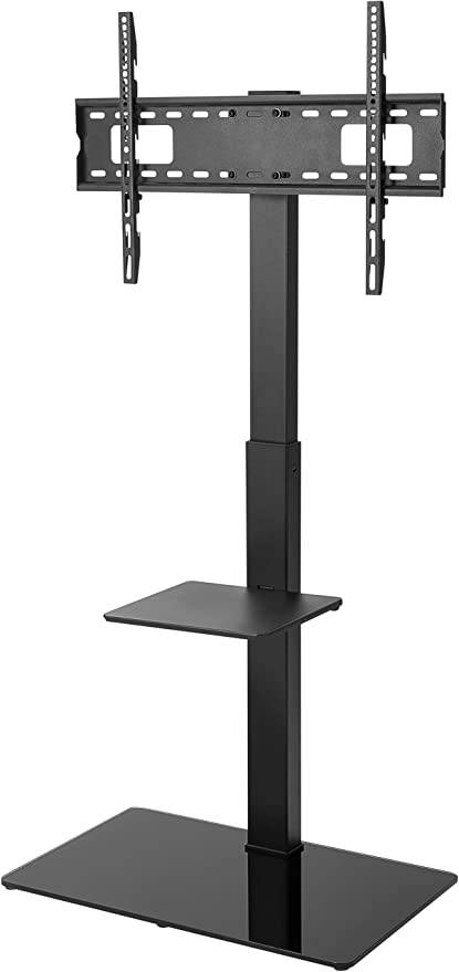 Goobay 58526 TV Bodenständer BASIC 94 cm (37") - 178 cm (70") Halterung 35° schwenkbar, TV Ständer VESA 600x400, 40 kg
