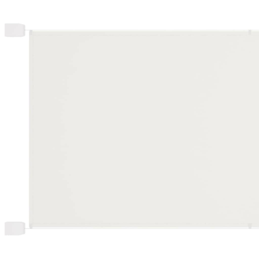 vidaXL Senkrechtmarkise Weiß 60x800 cm Oxford-Gewebe