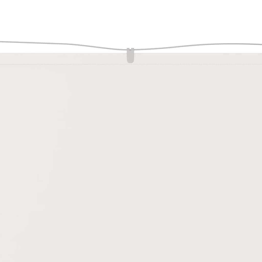 vidaXL Senkrechtmarkise Weiß 60x800 cm Oxford-Gewebe