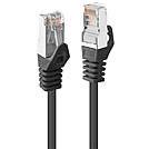 LINDY 48382 RJ45 Netzwerkkabel, Patchkabel CAT 5e F/UTP 2.00 m Schwarz 1 St.