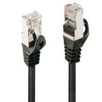 LINDY 48382 RJ45 Netzwerkkabel, Patchkabel CAT 5e F/UTP 2.00 m Schwarz 1 St.