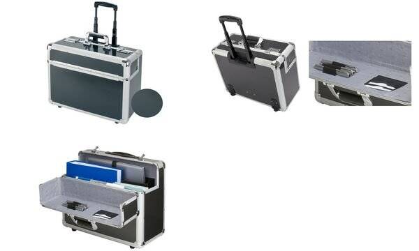ALUMAXX Pilotenkoffer CARBON, Aluminium, silber / carbon (5317515)