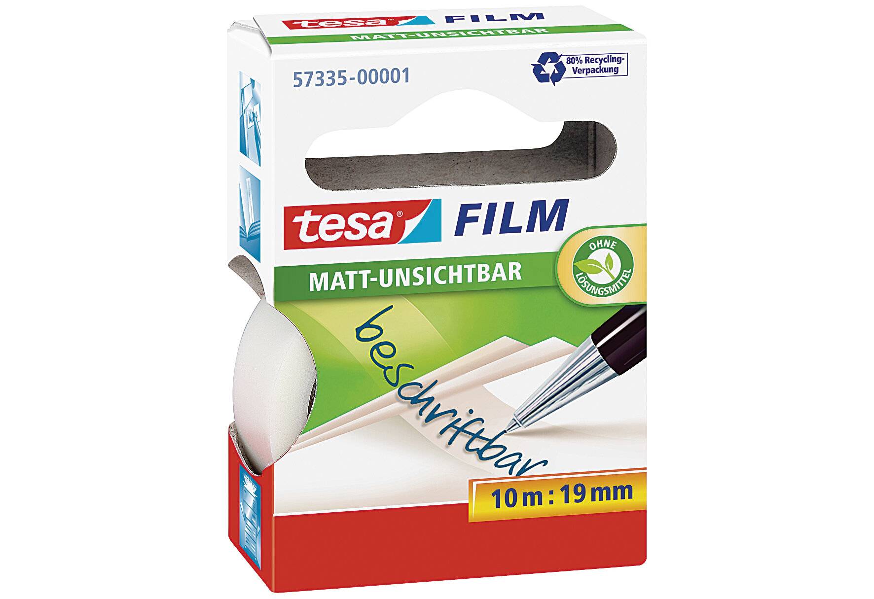 tesa 57335-00001-01 tesafilm Invisible Transparent (L x B) 10 m x 19 mm 1 St.
