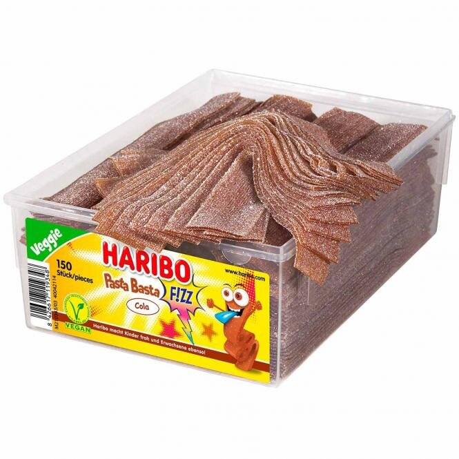 Haribo Pasta Basta Cola FIZZ veggie 150er Inhalt: 1125g