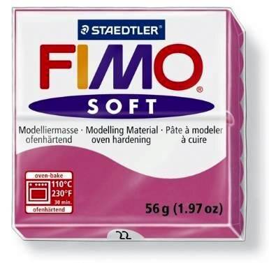 FIMO SOFT Modelliermasse, ofenhärtend, himbeere, 57 g (339518200)
