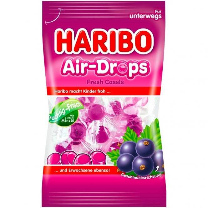 Haribo Air-Drops Fresh Cassis 100g Inhalt: 100g