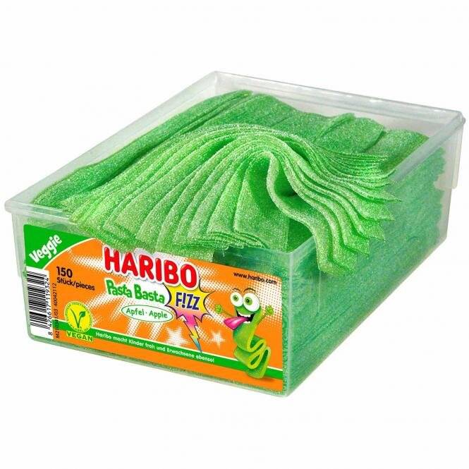 Haribo Pasta Basta Apfel FIZZ veggie 150er Inhalt: 1125g