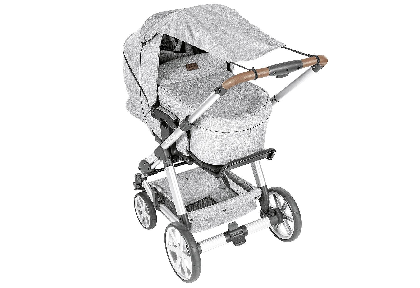 Reer ShineSafe Sonnensegel für den Kinderwagen, Sonnenschutz für viele Modelle,