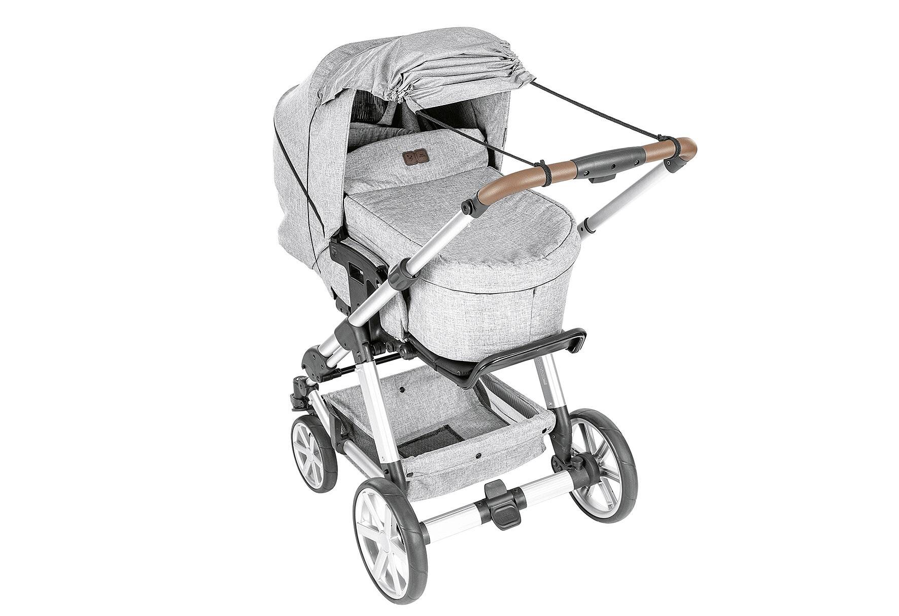 Reer ShineSafe Sonnensegel für den Kinderwagen, Sonnenschutz für viele Modelle,