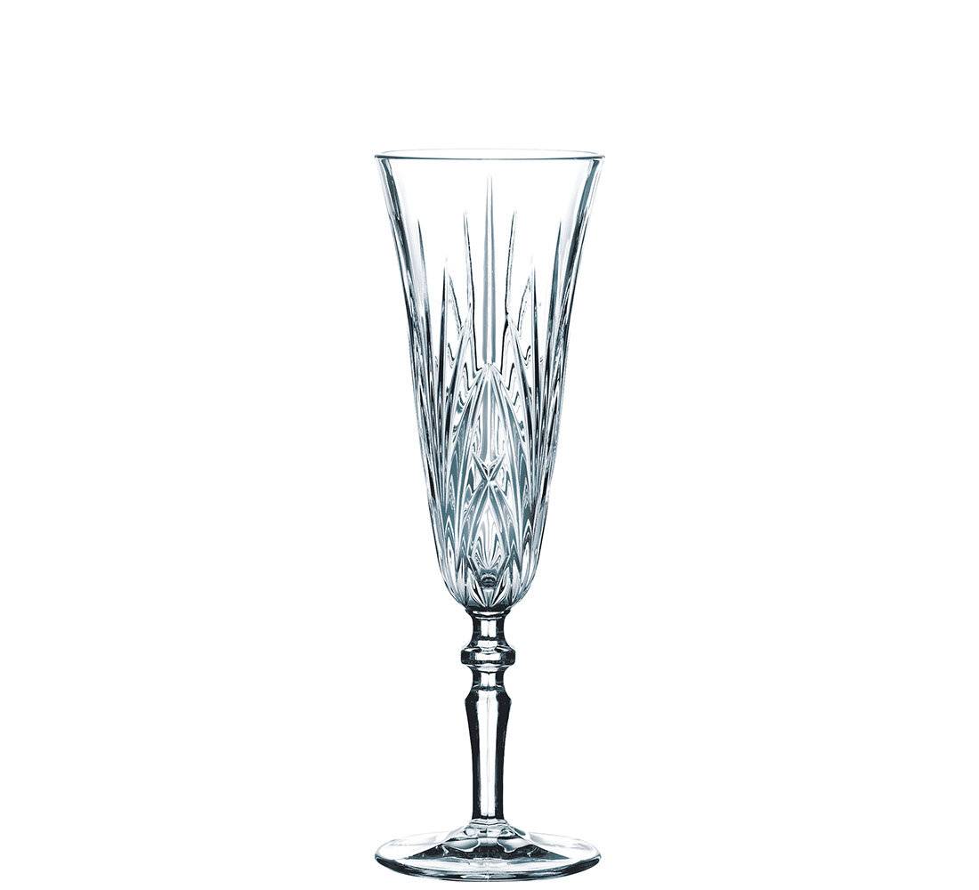 Spiegelau & Nachtmann 6-teiliges Sektgläser-Set, Kristallglas, 140 ml, Palais,