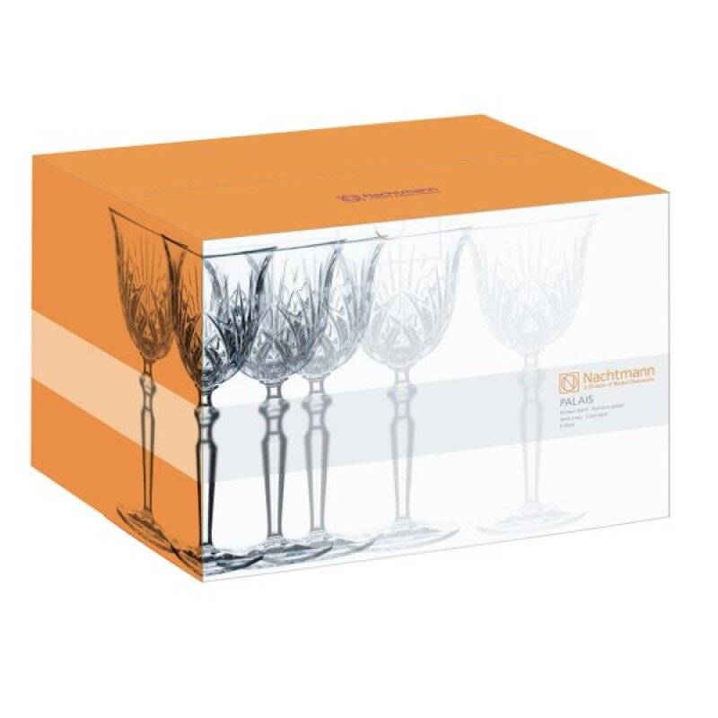 Spiegelau & Nachtmann 6-teiliges Sektgläser-Set, Kristallglas, 140 ml, Palais,