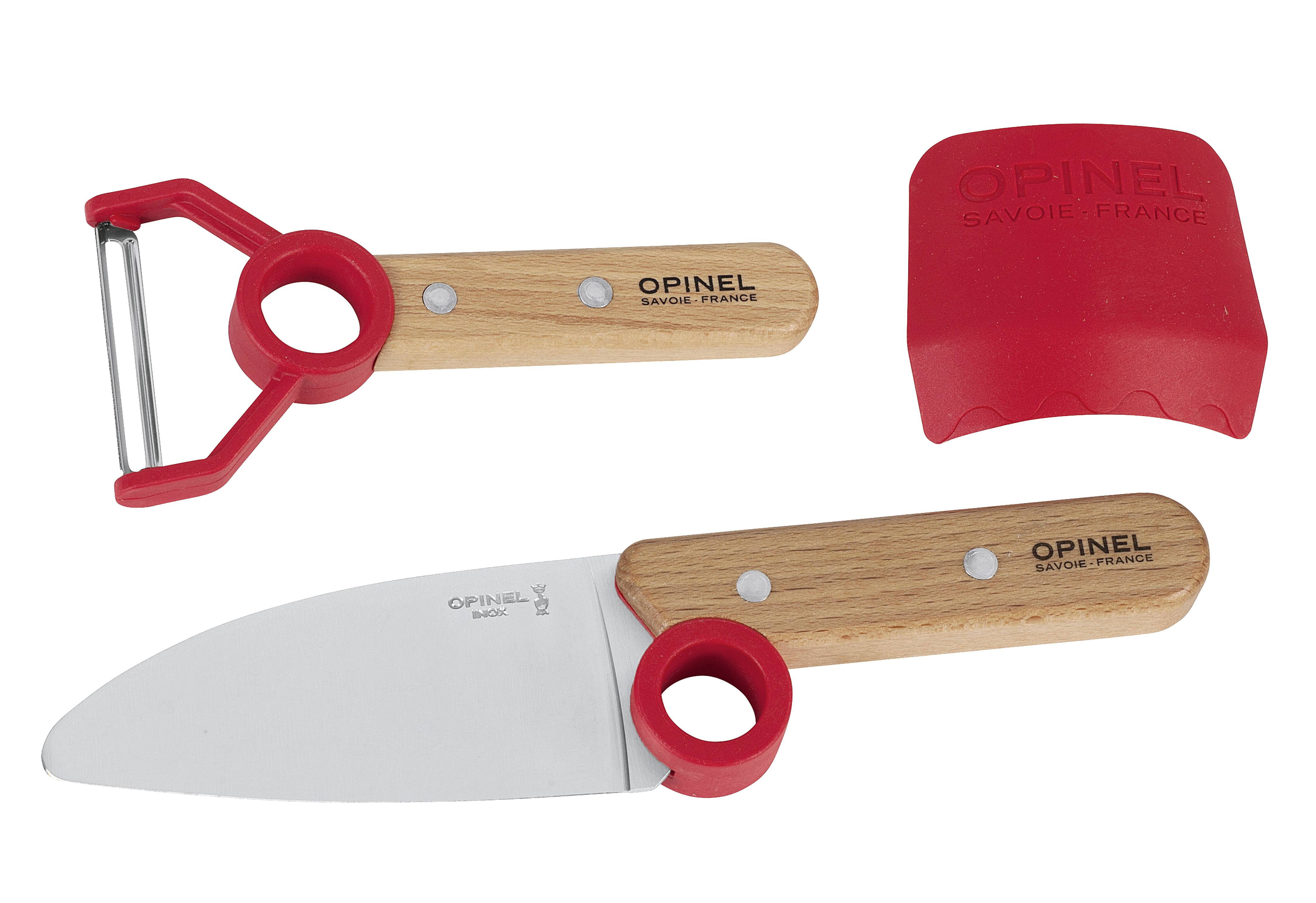 Opinel Le petit Chef - Kinder Kochmesser Set - 3 teilig - Kochmesser -