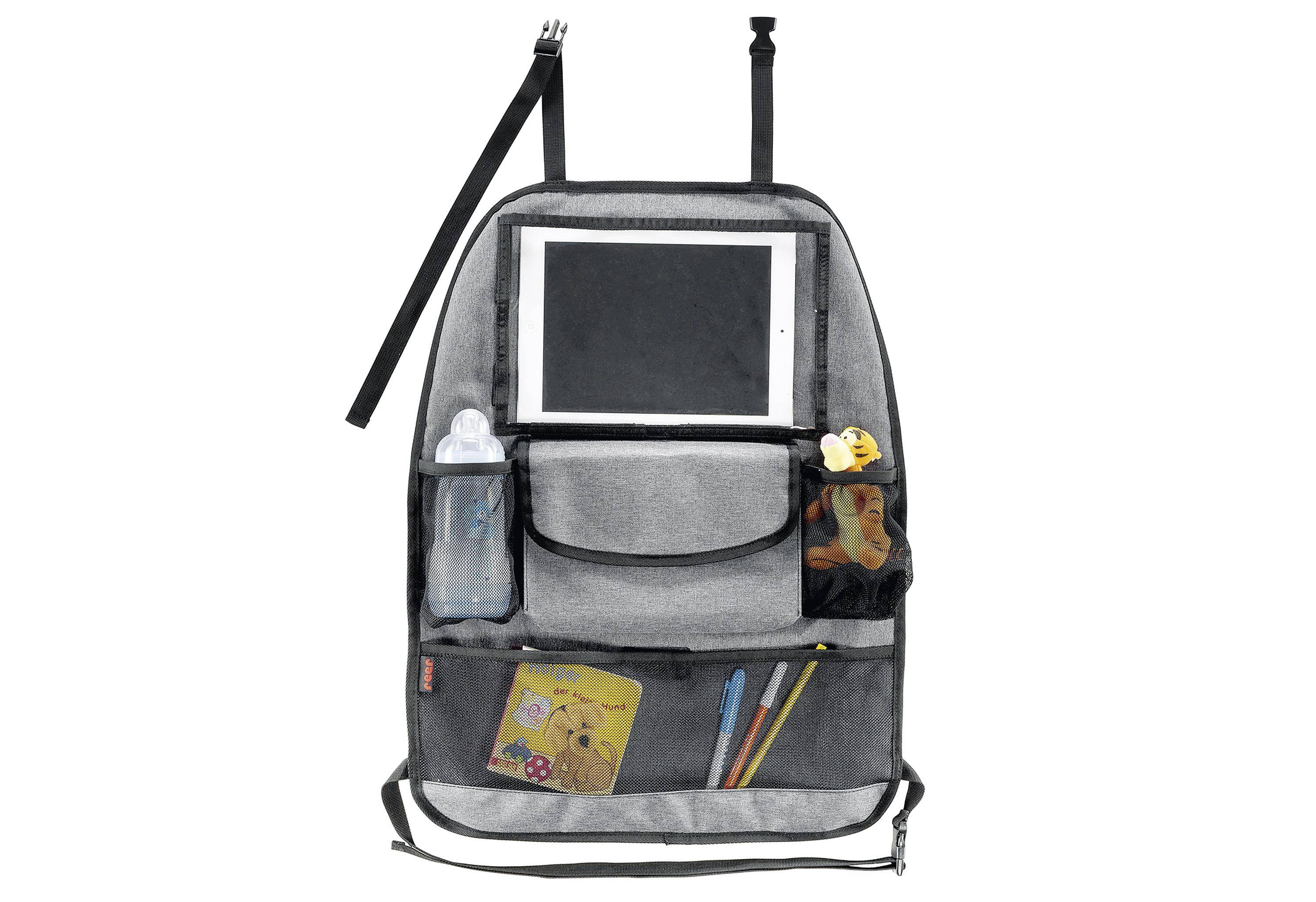 reer Autorücksitz-Organizer TravelKid Entertain, mit Tablet-Fach, schmutzabweisend, viele