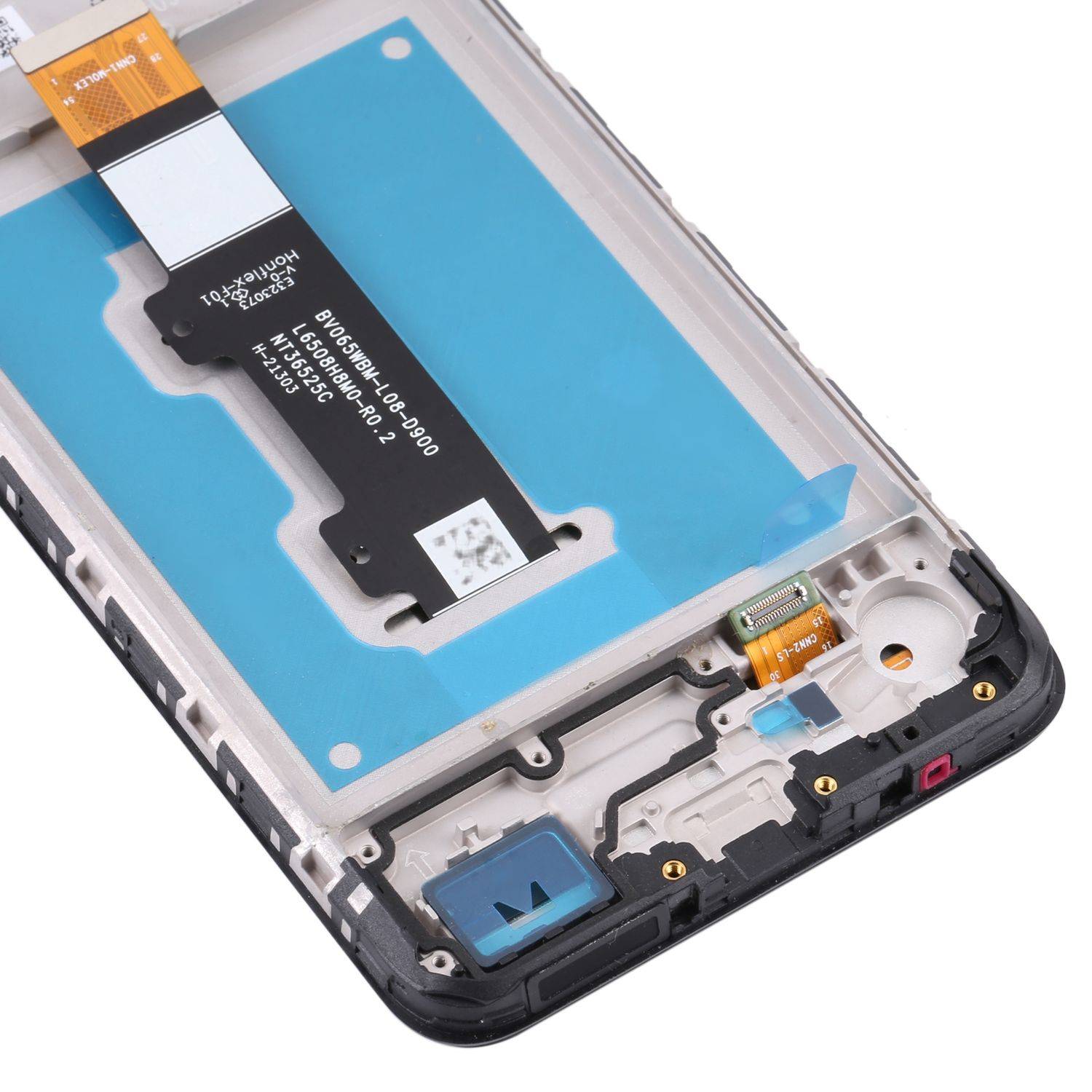 Für Motorola Moto E40 / E20 Display Full OLED Display mit Rahmen Schwarz Ersatzteil Reparatur