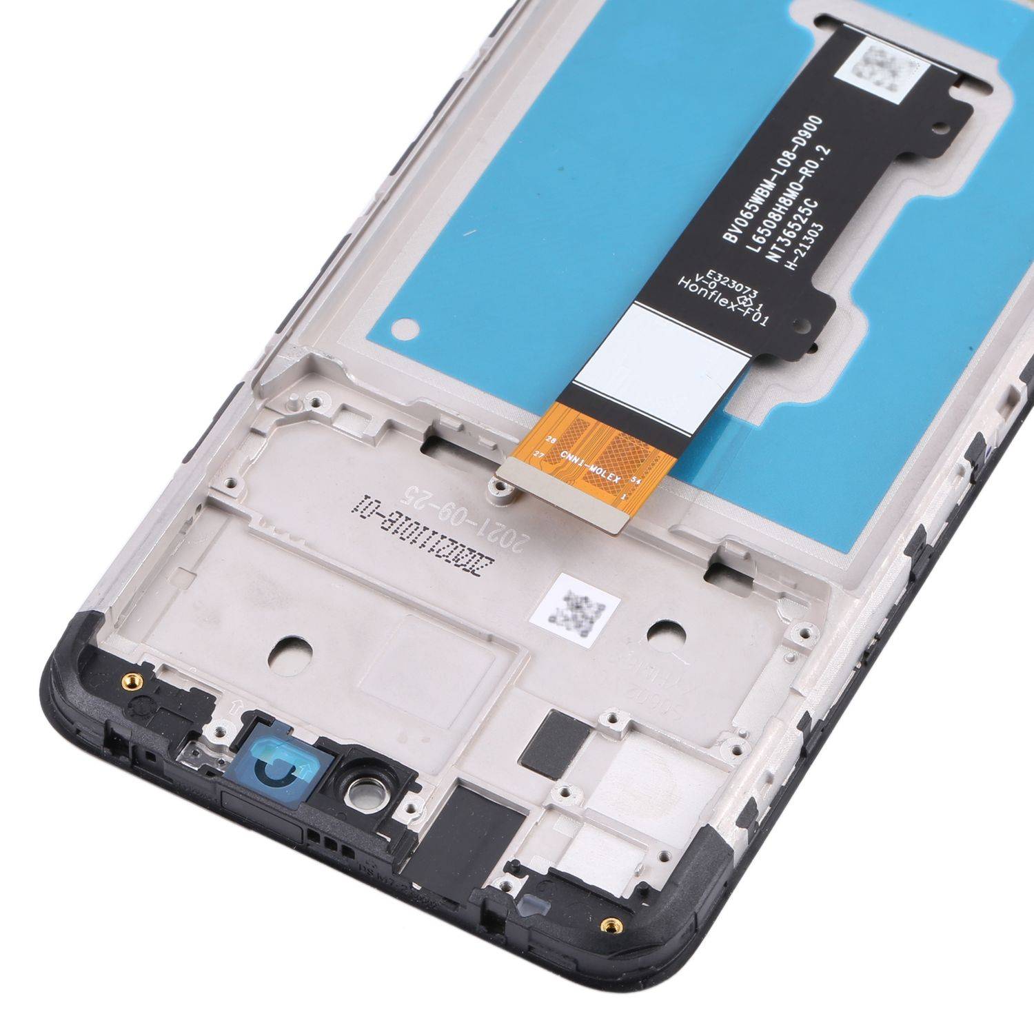 Für Motorola Moto E40 / E20 Display Full OLED Display mit Rahmen Schwarz Ersatzteil Reparatur