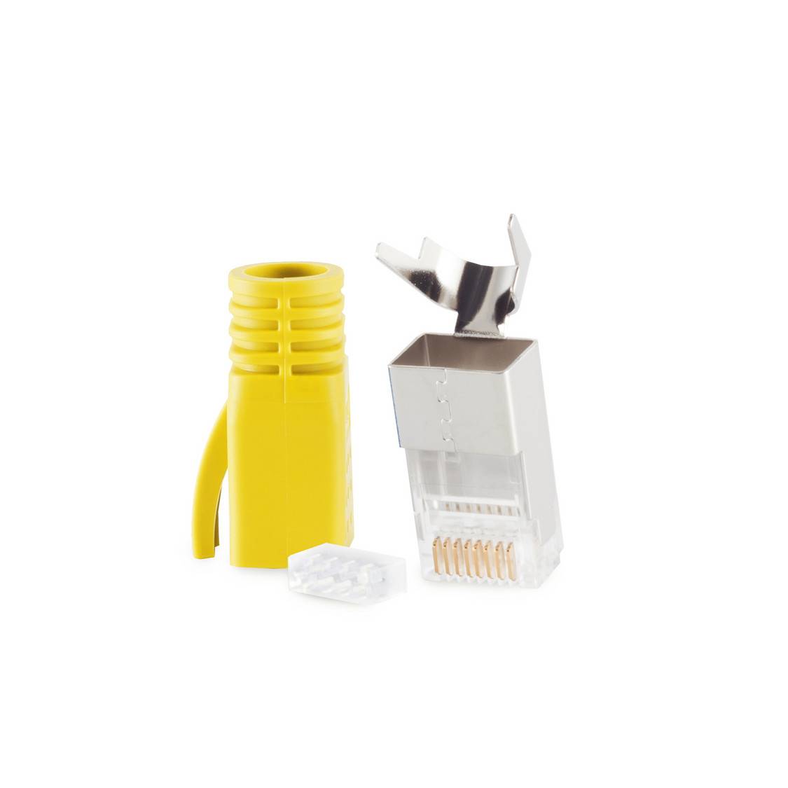 Stecker SET für Verlegekabel bis AWG 23 gelb VE 1