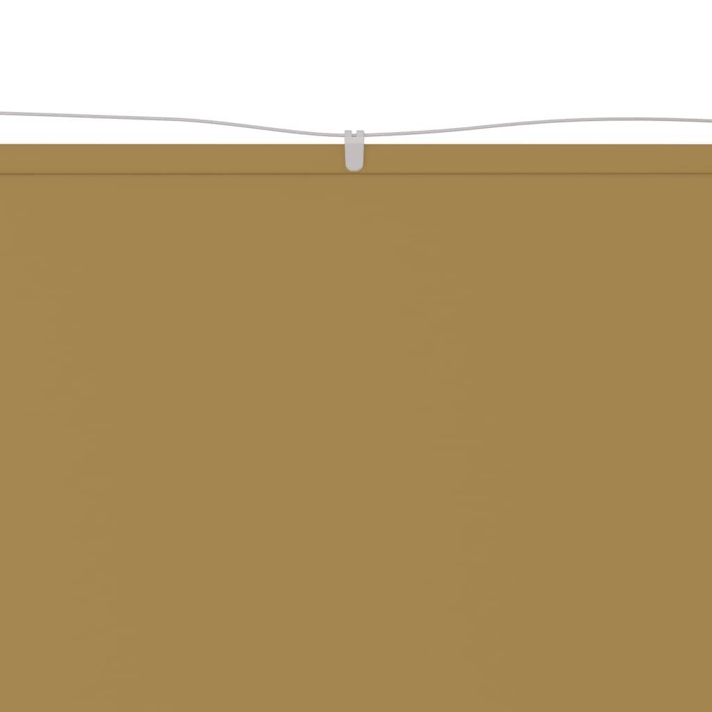 vidaXL Senkrechtmarkise Beige 140x1000 cm Oxford-Gewebe