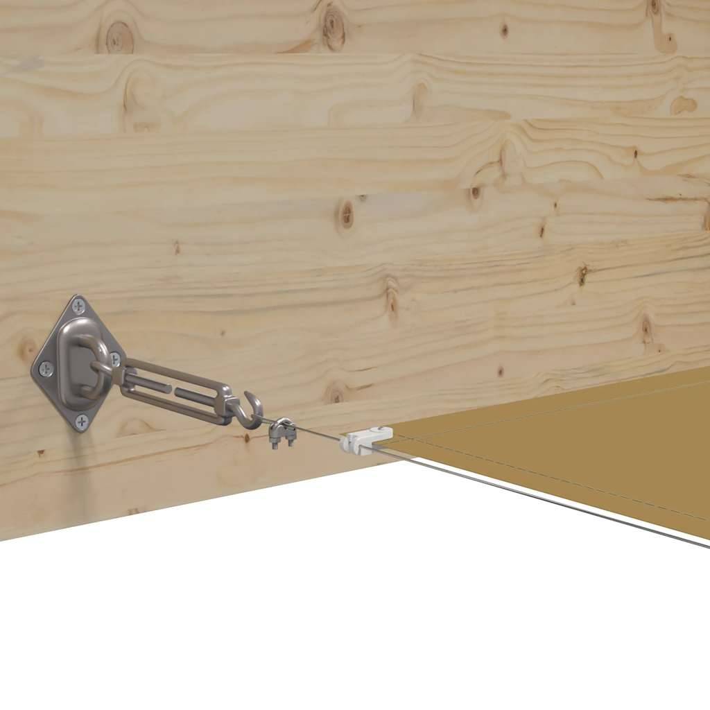 vidaXL Senkrechtmarkise Beige 60x1200 cm Oxford-Gewebe
