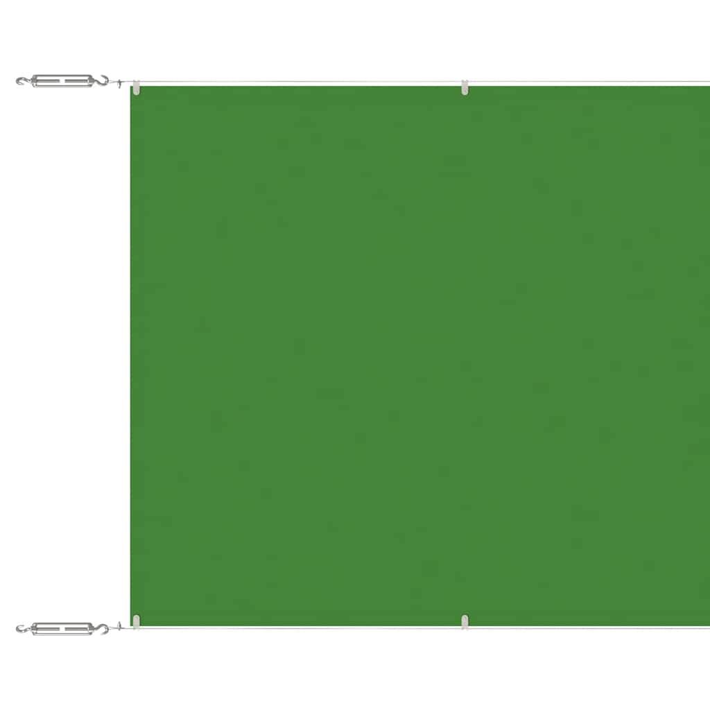 vidaXL Senkrechtmarkise Hellgrün 100x600 cm Oxford-Gewebe