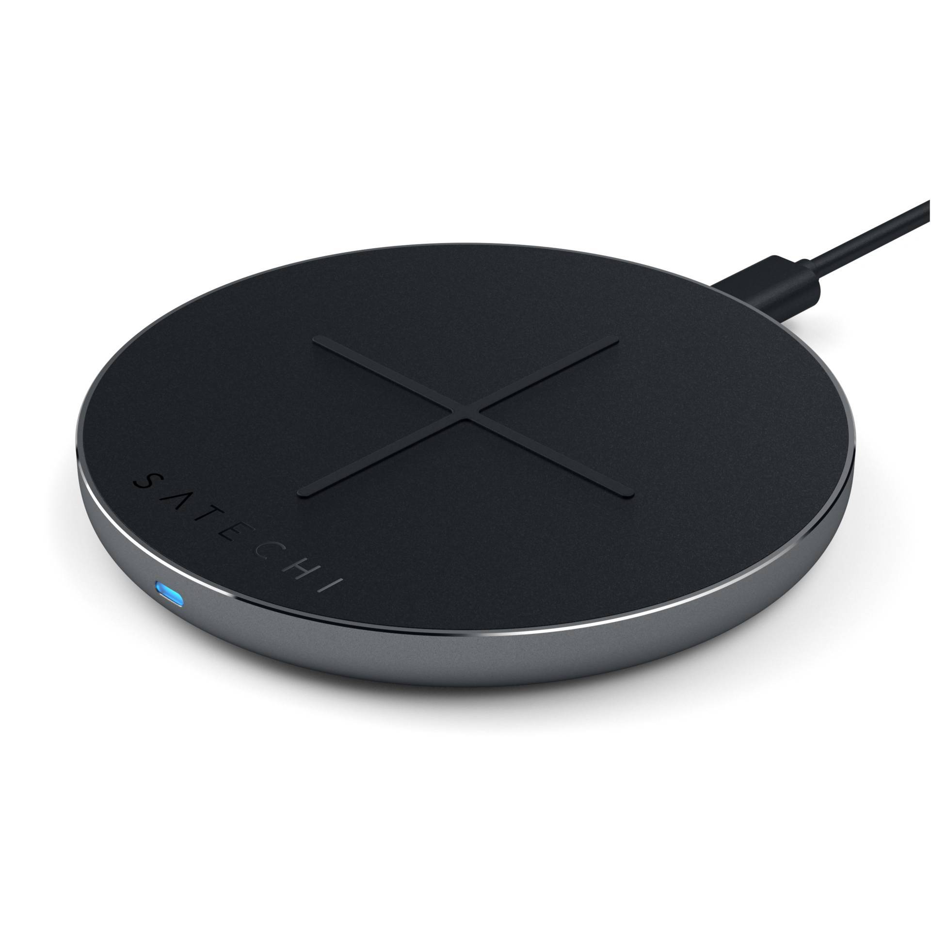 Aluminum PD & QC Wireless Charger space gray