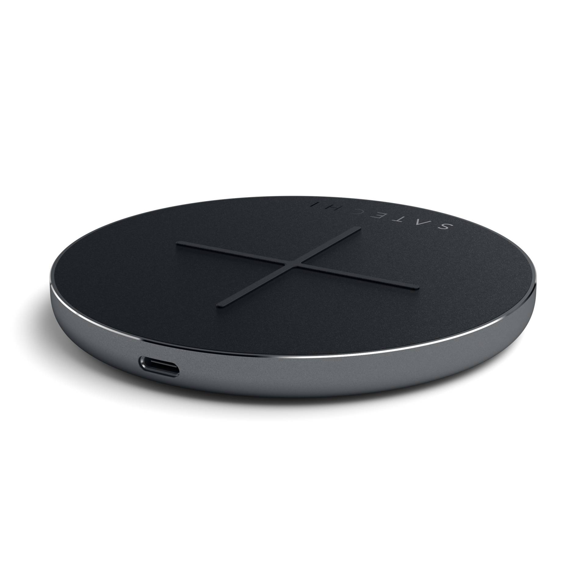 Aluminum PD & QC Wireless Charger space gray
