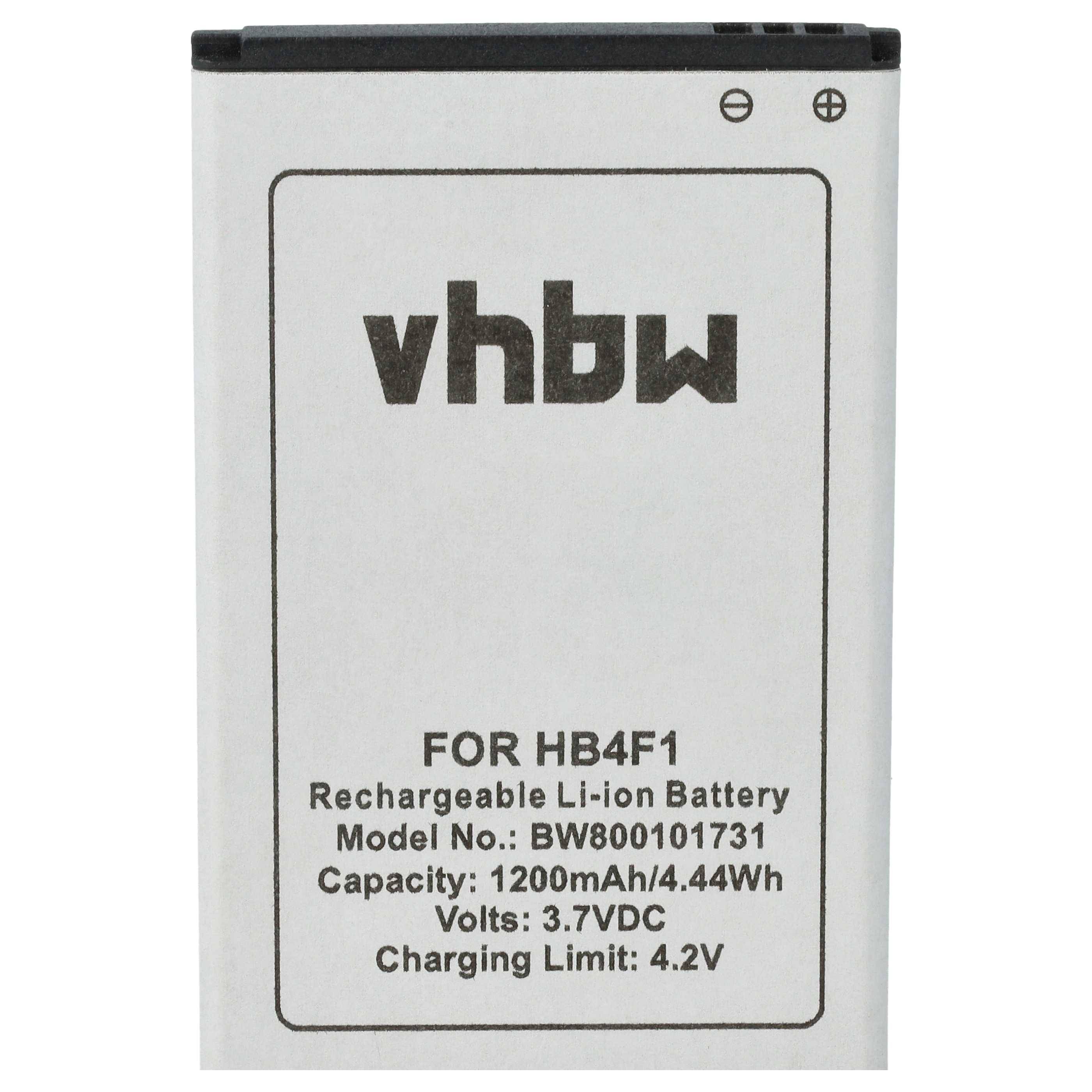 vhbw Akku Ersatz für Lenovo B5765620003 für Router Modem Hotspots (1200 mAh, 3,7 V, Li-Ion)