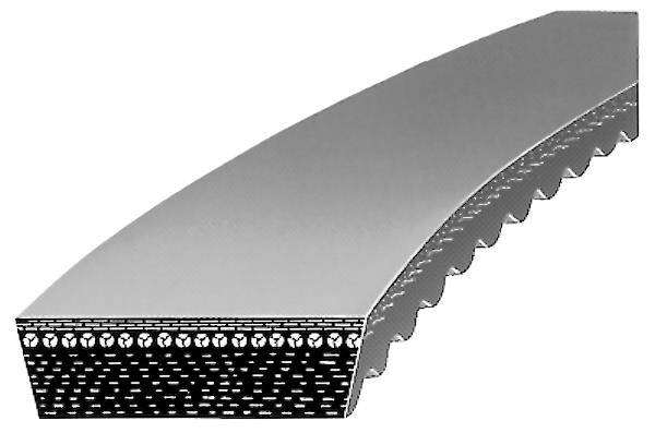 Optibelt Vario Power 37x10 x 1000 Breitkeilriemen flankenoffen, verzahnt
