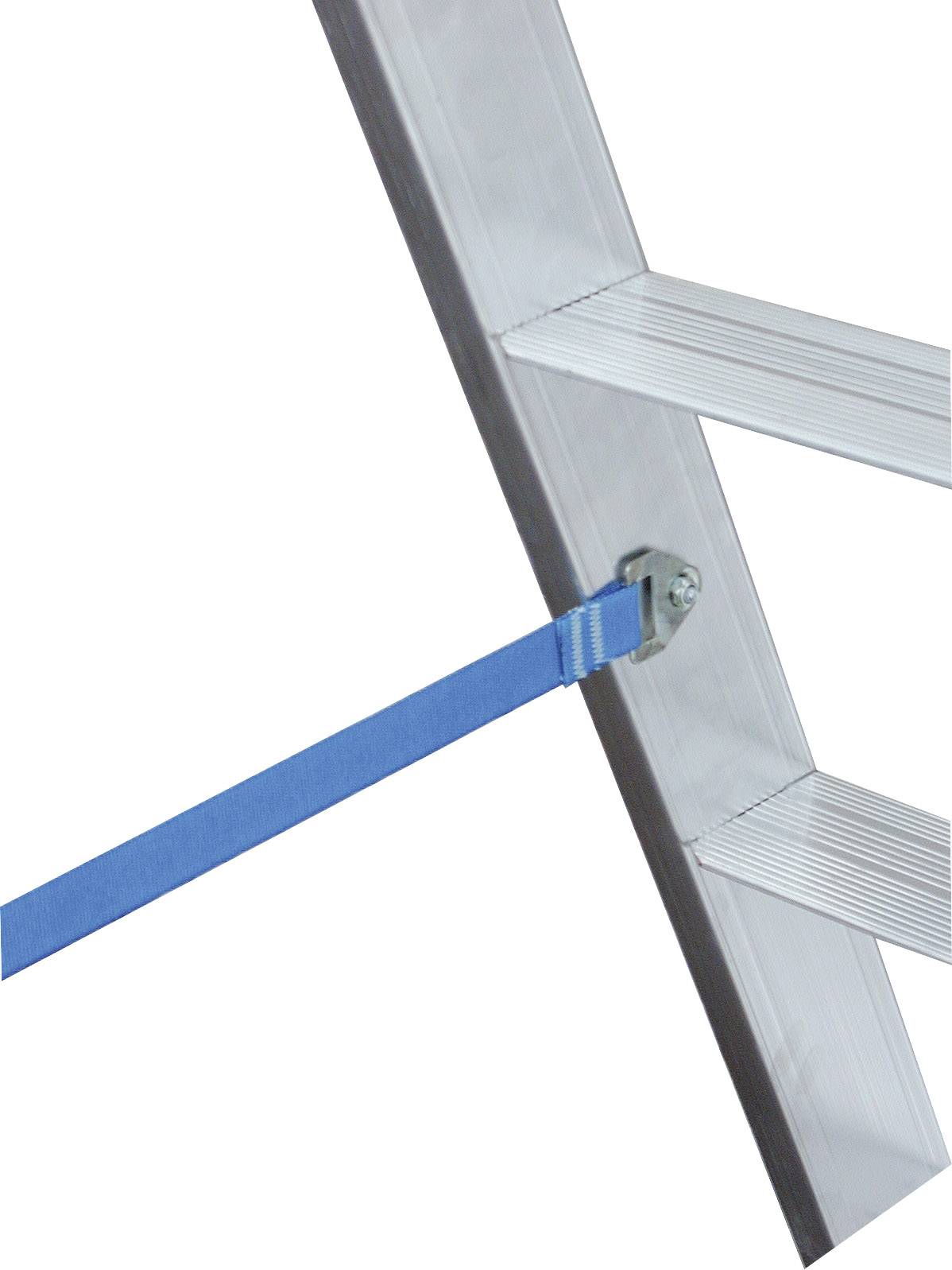 Krause 124715 Aluminium Stufen-Doppelleiter Arbeitshöhe (max.): 2.25 m Silber DIN EN 131 4.2 kg