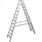 Krause 124784 Aluminium Stufen-Doppelleiter Arbeitshöhe (max.): 4.35m Silber DIN EN 131 17.5kg Krause 124784 Aluminium Stufen-Doppelleiter Arbeitshöhe (max.): 4.35m Silber DIN EN 131 17.5kg