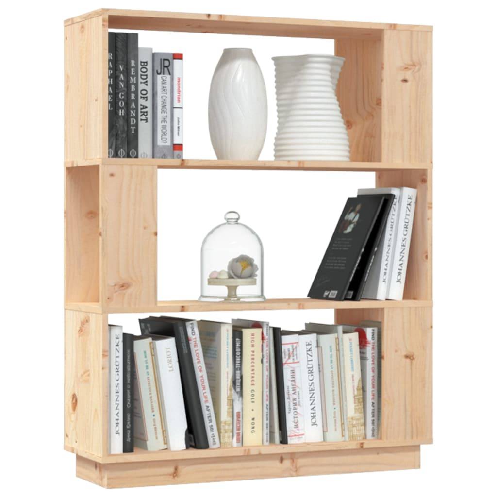 vidaXL Bücherregal/Raumteiler 80x25x101 cm Massivholz Kiefer