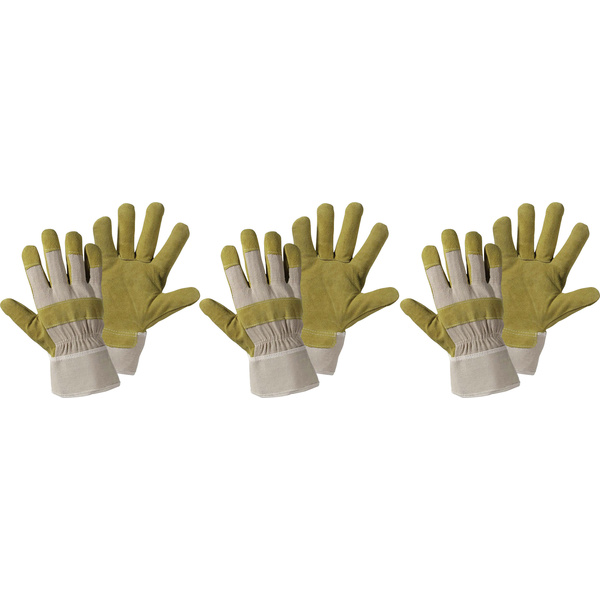 Upixx L+D China-Splitleather 1521-3 Spaltleder Arbeitshandschuh Größe (Handschuhe): 10.5, XL 3 Paar