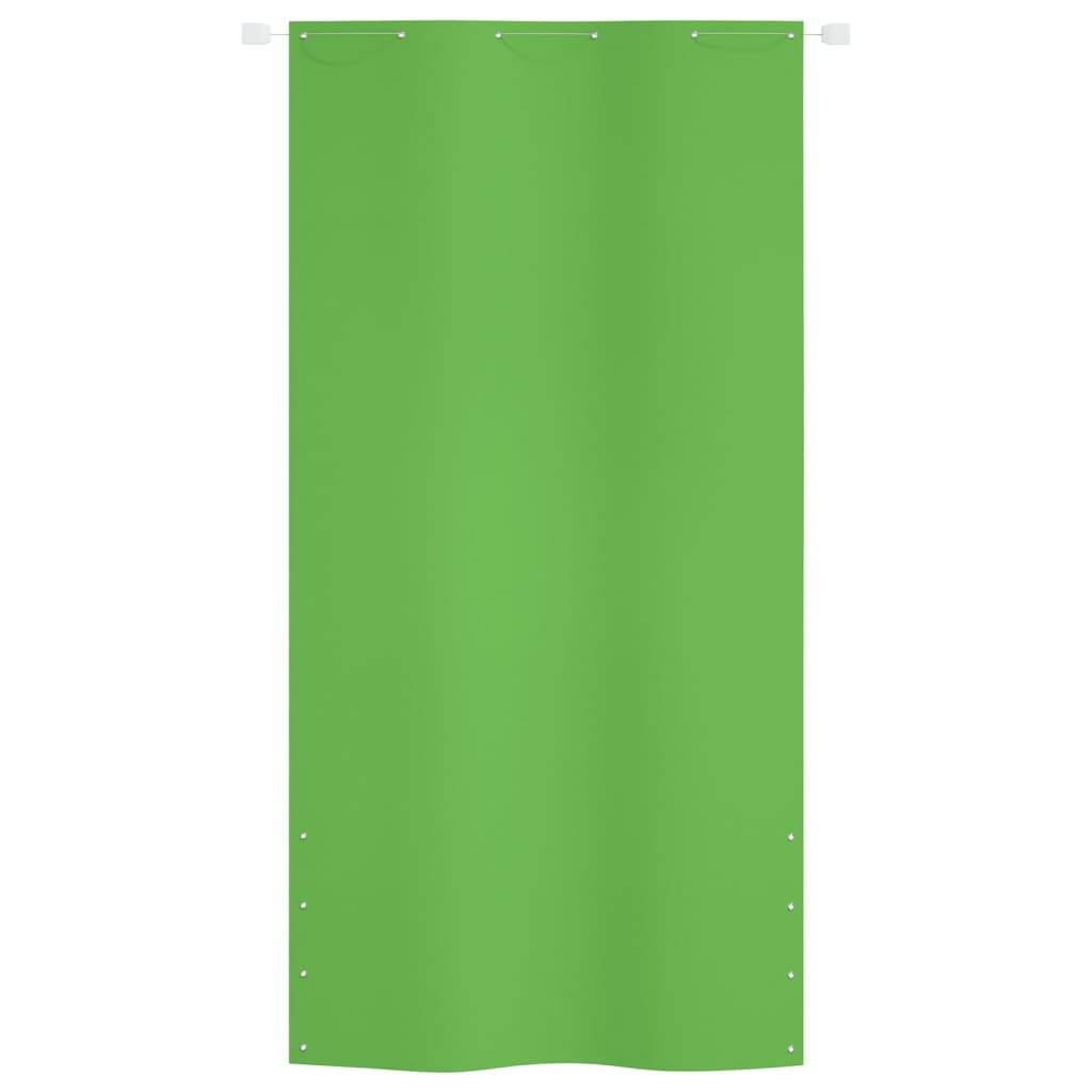 vidaXL Balkon-Sichtschutz Hellgrün 120x240 cm Oxford-Gewebe