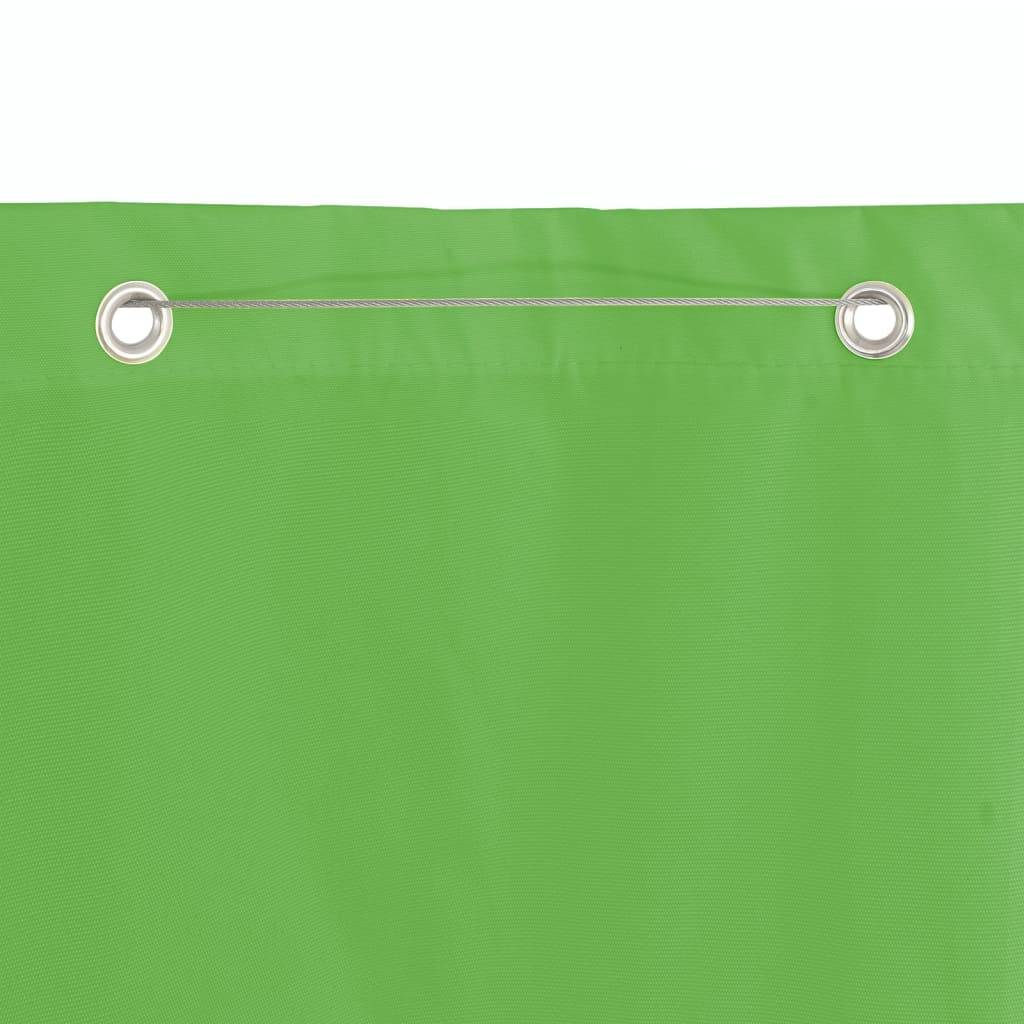 vidaXL Balkon-Sichtschutz Hellgrün 120x240 cm Oxford-Gewebe