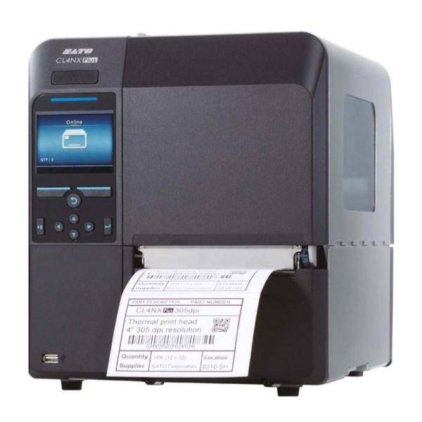 SATO CL4NX Plus 203 dpi with Dispenser incl Liner Rewinder and RTC+ EU power - E