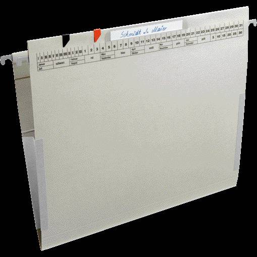 AdvoBedarf Hängemappe mit Leinenfröschen