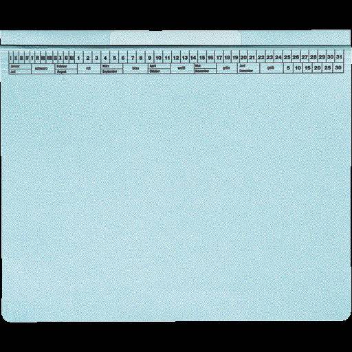 AdvoBedarf Hängehefter Kanzlei CLASSIC PLUS, 1 x Linksheftung, hellblau