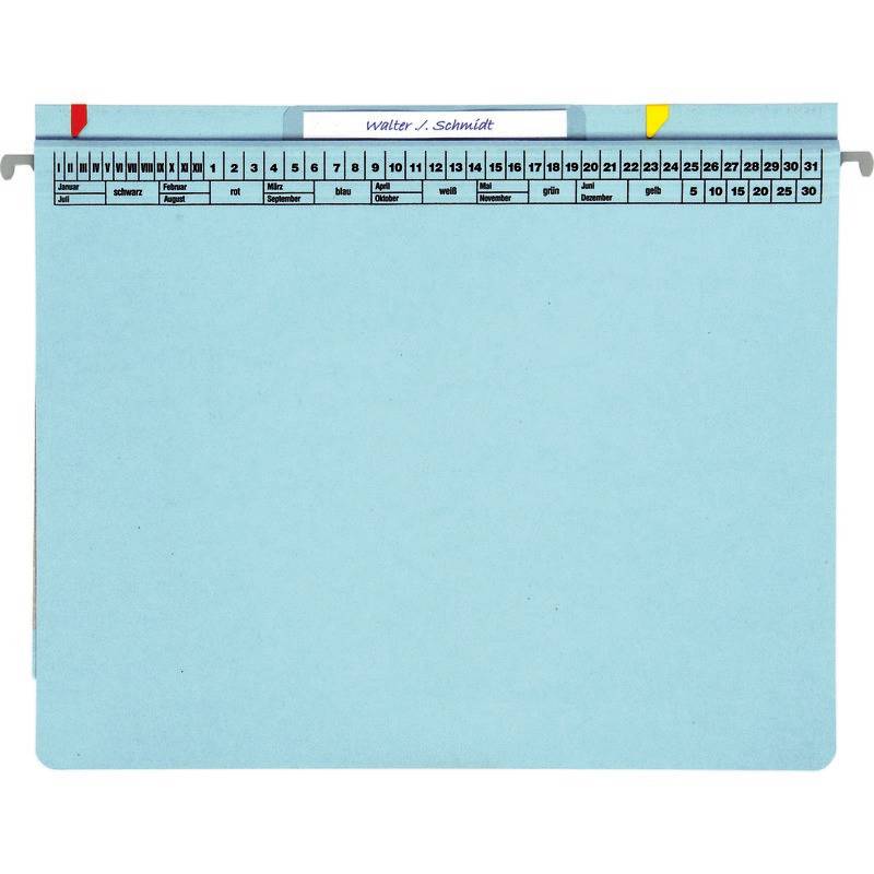 AdvoBedarf Hängehefter Kanzlei CLASSIC PLUS, 1 x Rechtsheftung, hellblau