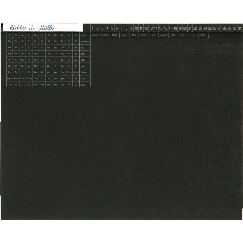 AdvoBedarf Hängehefter Kanzlei CLASSIC VERTO, 1 Abheftvorrichtung, schwarz